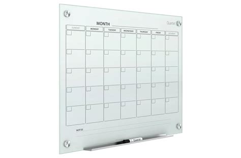 Quartet Infinity® Magnetic Glass Dry-Erase Calendar Boards | Calendar & Planning Boards | Quartet