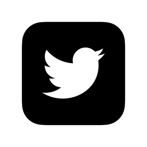 logotipo de twitter negro, vector de icono de twitter negro, vector libre de símbolo de twitter ...