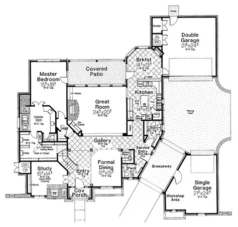 House Plans With Breezeway To Garage - homeplan.cloud