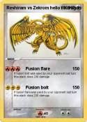 Pokémon reshiram kyurem fusion - multitype - My Pokemon Card