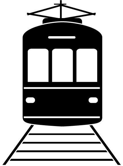 tram clipart black and white 10 free Cliparts | Download images on ...