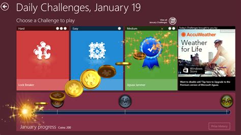 Play Daily Challenges in Microsoft Jigsaw to gain Coins, Medals, and Gold! | Custom puzzle ...