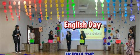 The English Day Celebrations English Day English essay | 100% Free ...