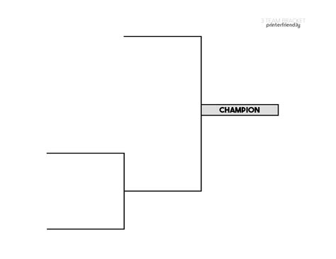 20 Team Bracket Template