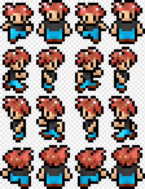 Sprite Character Retrogaming 8-bit, 8 BIT, game, symmetry, square png | PNGWing