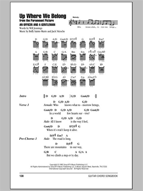 Up Where We Belong | Sheet Music Direct