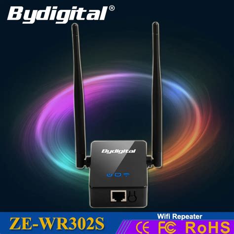 WIFI Repeater Router 300Mbps Dual Antenna Signal Booster Wireless wi fi ...