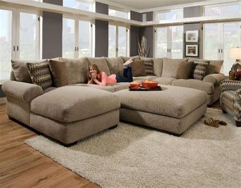 Fluffy Sectional Couches | Comfortable sectional sofa, Comfortable ...