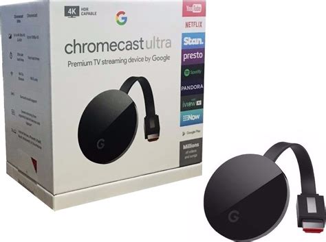 Google Chromecast Ultra 4K Ultra HD - Black | GA3A00403A14/GA3A00404A04 ...