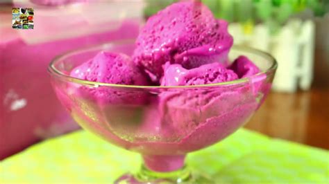 Dragon Fruit Ice Cream Recipe At Home And How To Make - YouTube