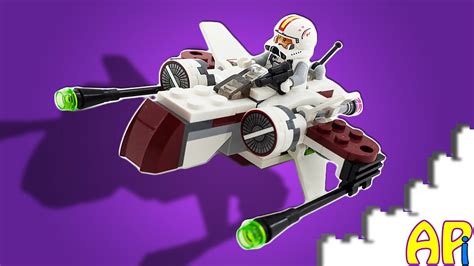 Lego Star Wars ARC-170 Starfighter 75072 Stop Motion Build review - YouTube