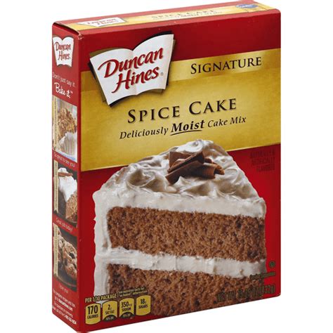 Duncan Hines Signature Cake Mix, Deliciously Moist, Spice Cake | Cake & Cupcake Mix | Superlo Foods