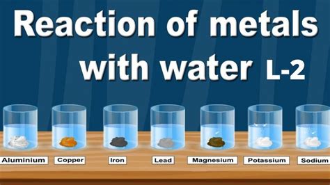 Reaction of metals with water | Class 10 | Chemistry | in 2023 ...