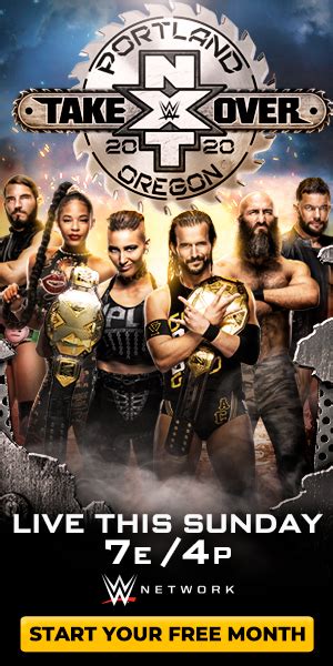 NXT TakeOver: Portland | OfficialWWE Wiki | Fandom