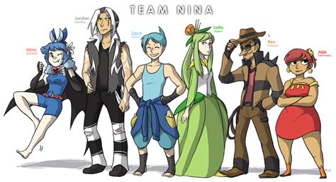 White Nuzlocke: Team Picture 2 by ky-nim on DeviantArt