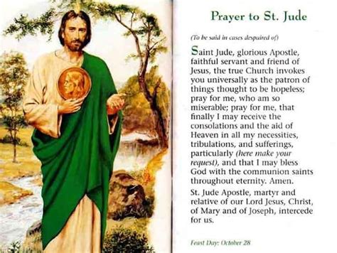 Catholic Prayers: Miraculous Novena Prayer to St. Jude Thaddeus