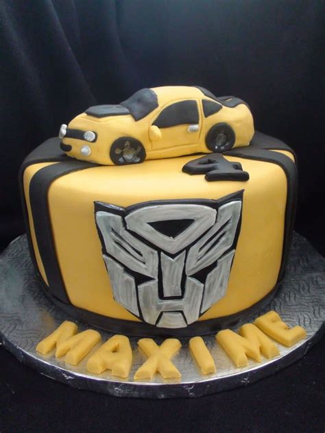 bumblebee transformer cake — Children's Birthday Cakes | Transformers ...