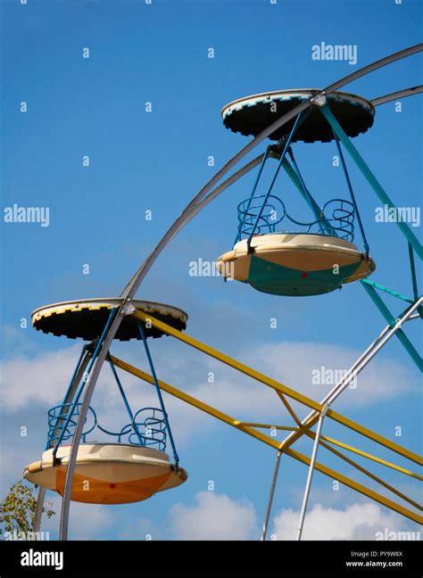 Two carts of a ferris wheel Stock Photo - Alamy