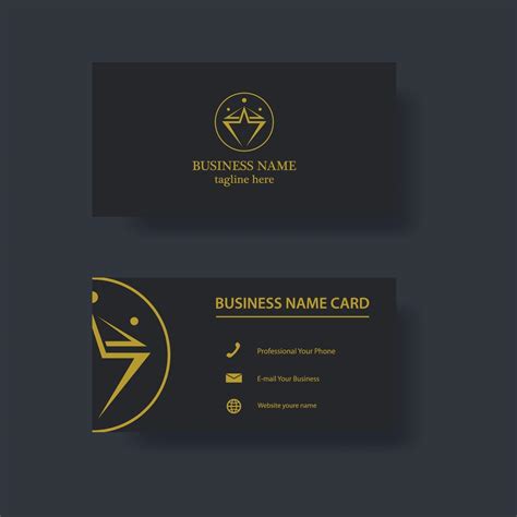 Business name card template design 2176408 Vector Art at Vecteezy