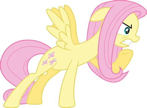 Angry Fluttershy by BaumkuchenPony Fluttershy, Applejack, Rainbow Dash ...