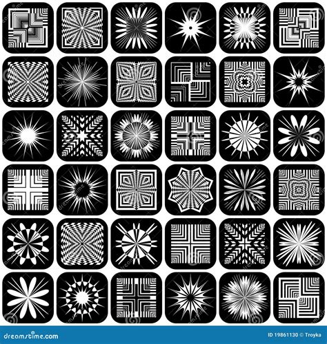 Design Elements. Patterns Set Stock Vector - Illustration of corporate, geometrical: 19861130