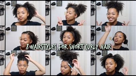 8 HAIRSTYLES FOR NATURAL HAIR | 3C/4A - YouTube