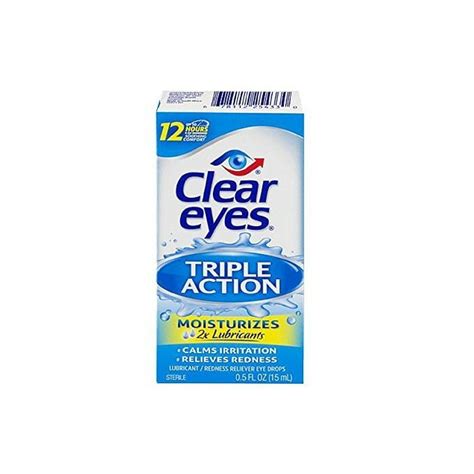 Clear Eyes Lubricant Redness Reliever Eye Drops, 0.5 Oz (15 Ml) - Walmart.com