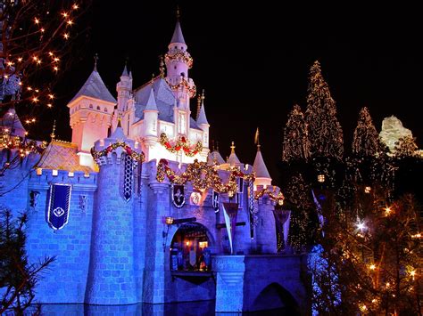 Sleeping Beauty Castle Christmas | George Visosky | Flickr