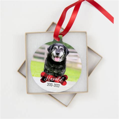 Dog Memorial Ornament Dog Remembrance Christmas Ornament Dog - Etsy