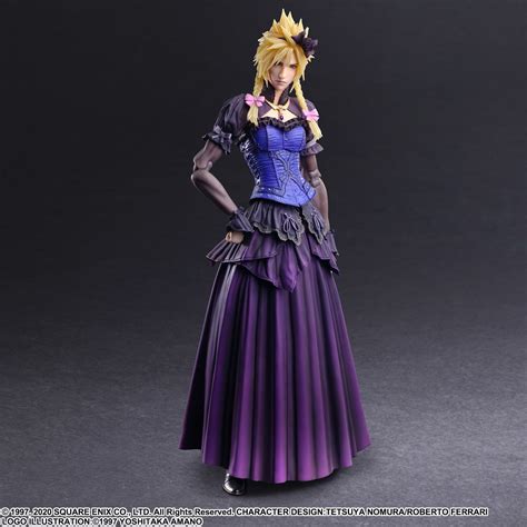 Final Fantasy VII Remake Cloud Strife Dress Version Play Arts Kai ...