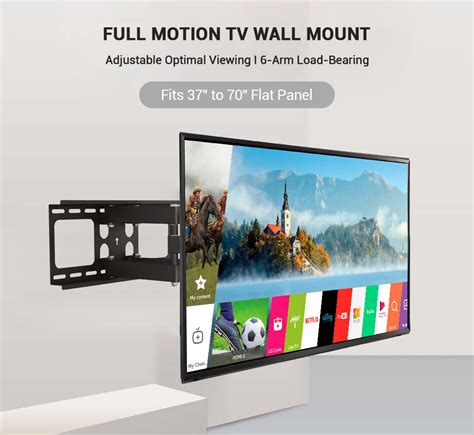 Adjustable TV Wall Mounts for 37-70 inch TVs - PrimeCables