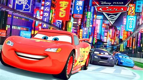 Cartoon Cars Lightning Mcqueen Cars Racing Tow Mater - Cars Mcqueen Background Hd - 1920x1080 ...