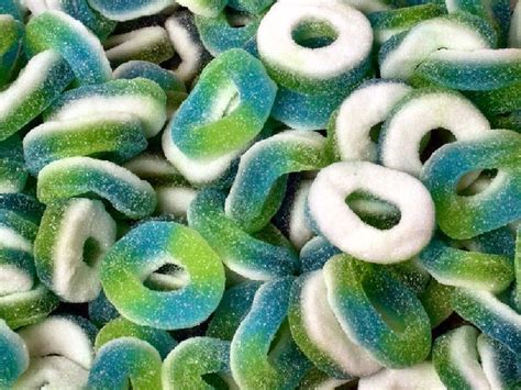 sugared gummy rings | Nostalgic candy, Gummy candy, Gummies