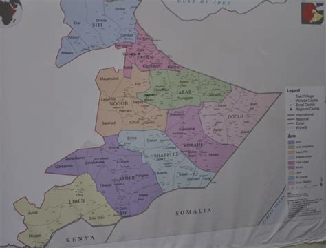 21: Map of Ethiopian Somali Regional State showing 10 zones and 68... | Download Scientific Diagram