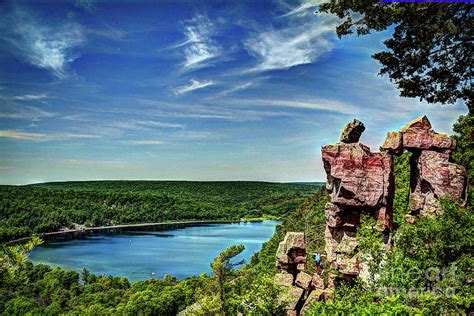 Devil's Lake Hiking Trails Photograph by Deborah Klubertanz - Pixels