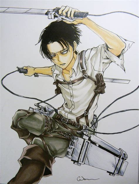 Levi Ackerman - SnK by Raptchur on deviantART Anime Character Drawing, Manga Drawing, Manga ...