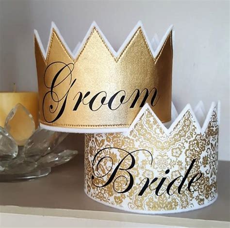 Wedding Crowns, Engagement Crowns, Wedding Rehearsal Crowns, Bride And Groom, Bride And Groom ...