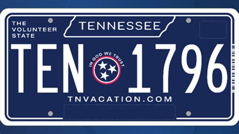 New Tennessee license plate design revealed