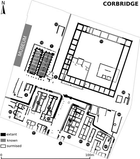 Corbridge | Plan of that part of the Roman site at Corbridge… | Flickr