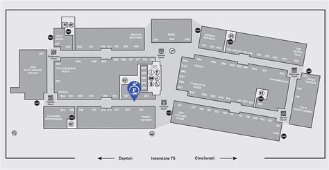 Cincinnati Premium Outlets Map - Map Of The World