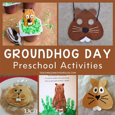 15+ Preschool Groundhog Day Activities