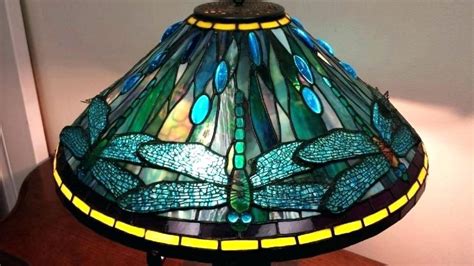 tiffany lamp patterns shade value stained glass lampshade hanging floor replacement shades only ...