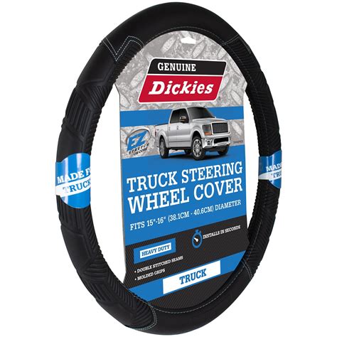 Genuine Dickies Heavy Duty Truck Steering Wheel Cover, Black - Walmart.com - Walmart.com