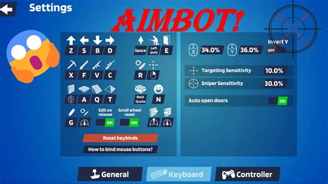 The Best 1v1.lol *AIMBOT* Settings 😱 (Secret Sensitivity) - YouTube