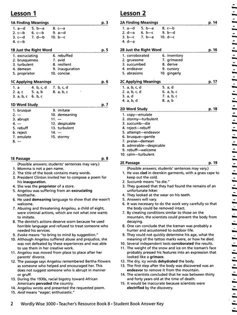 Wordly Wise Book 4 Lesson 10 - Letter Words Unleashed