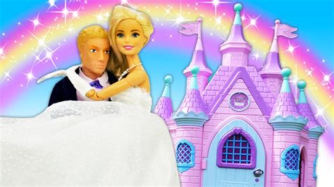 Barbie married Ken! Barbie wedding day & Doll videos - YouTube