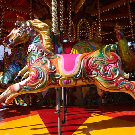 red road studio : Carousel Horses At The Links Market