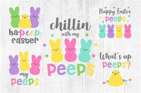 Peeps SVG, Easter SVG By Twingenuity Graphics | TheHungryJPEG