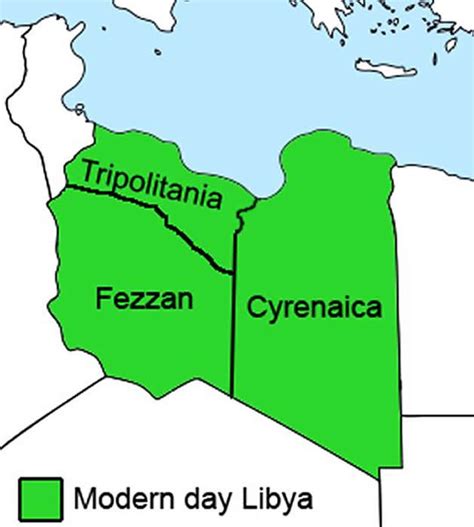 Picture Information: Map of Cyrenaica