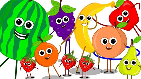 The Fruits Song | Learn Fruits Nursery Rhymes | Baby Songs | Kids ...